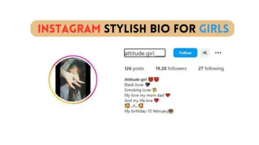 Instagram Stylish bio for girl