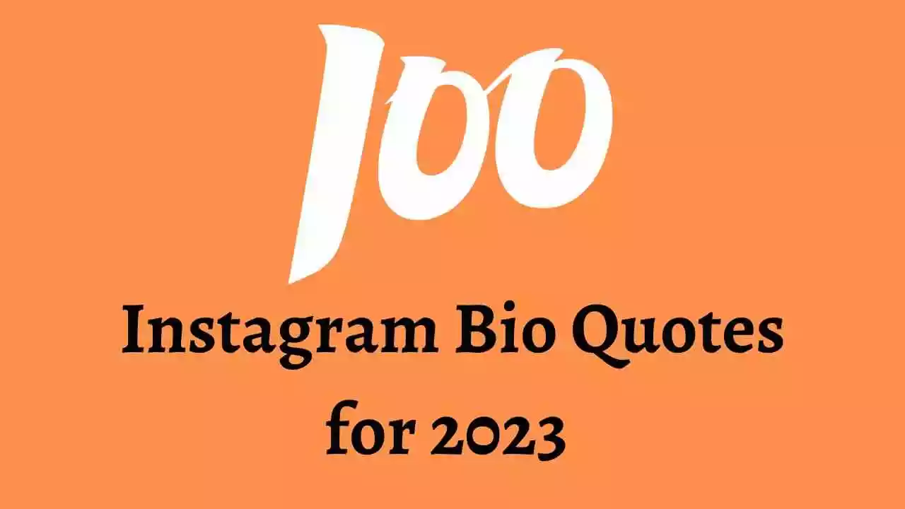 Instagram Bio Quotes for 2023 Feature Image