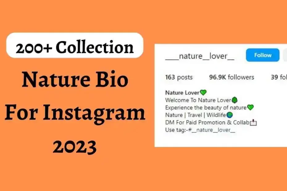 200-nature-bio-for-instagram-2023-unleash-your-profile