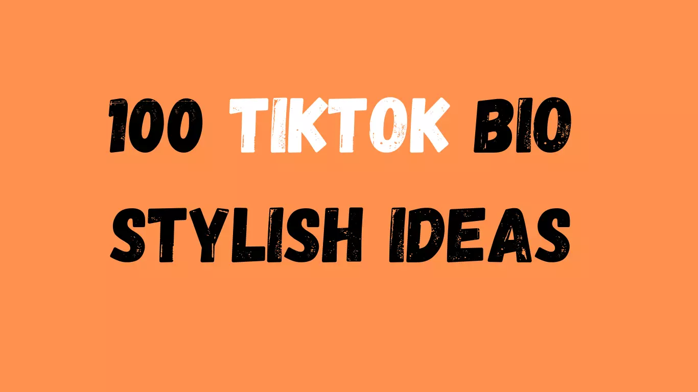 100 TikTok Bio Stylish Ideas Craft Your Online Persona