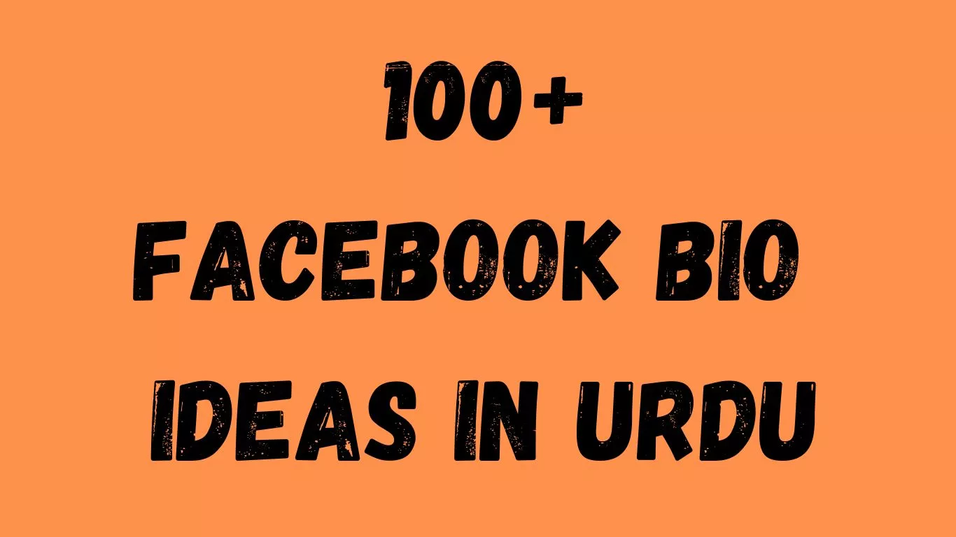 Facebook bio in urdu 100+ ideas