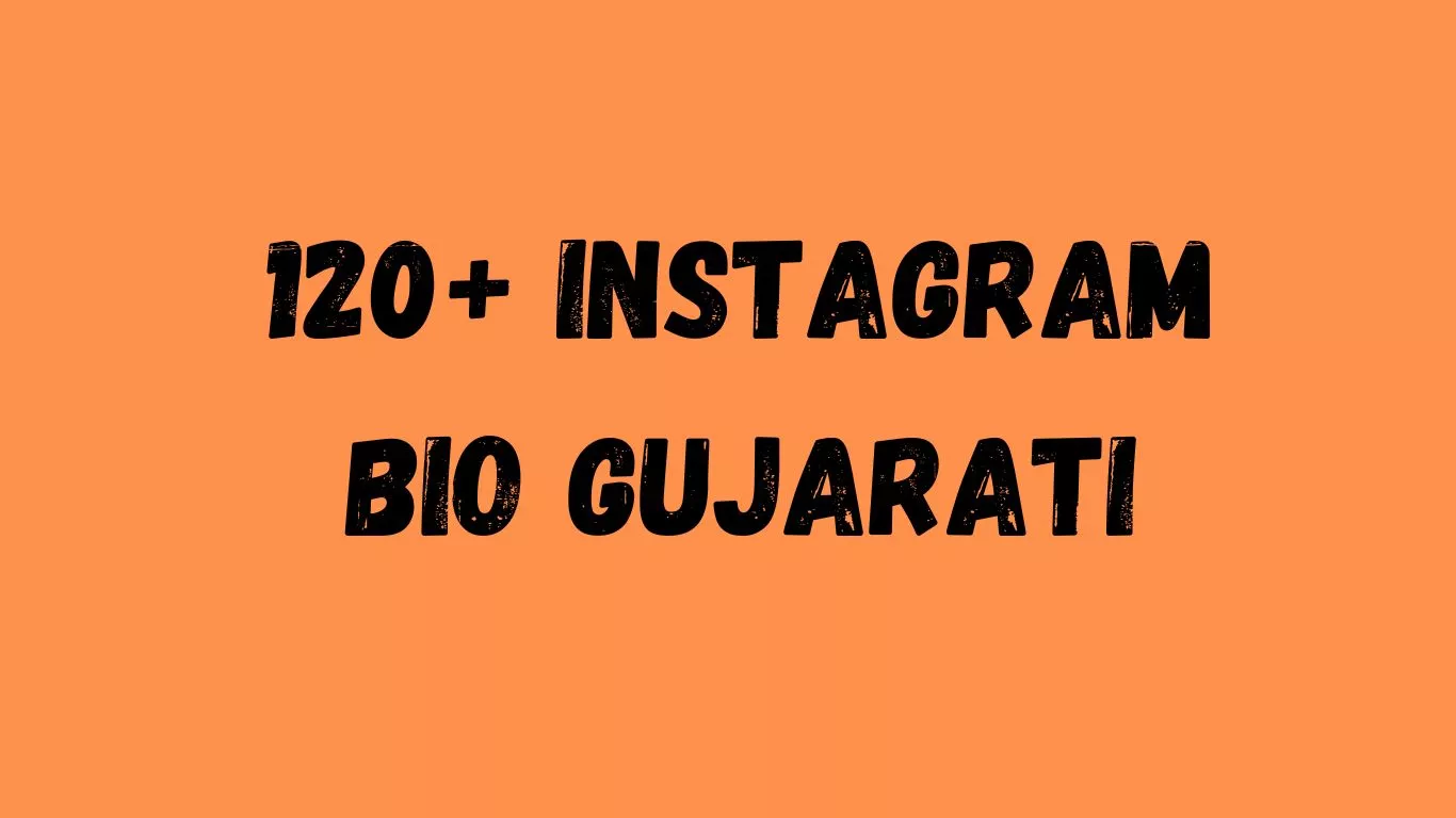 Instagram bio Gujarati