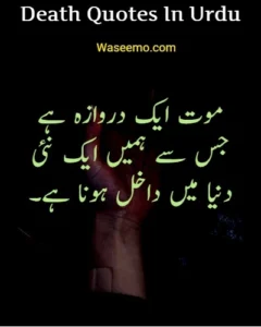 Death Quotes in Urdu example 11