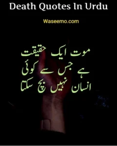 Death Quotes in Urdu example 4