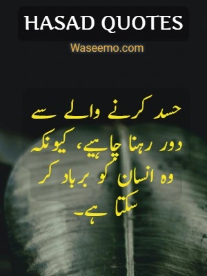 Hasad Quotes in Urdu example 7
