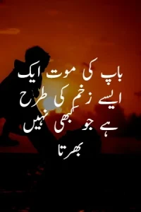 Father Death Quotes in Urdu example 8