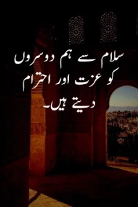 Salam Quotes in Urdu example 5